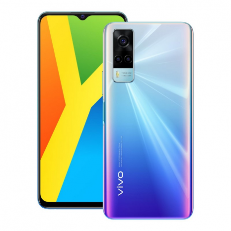 Celular Vivo Y53s 8GB + 4GB RAM 128GB Azul Arcoiris - V2109-128GB-AZUL ...